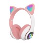 Slušalice za djecu CAT EAR Kids STN-28, bluetooth, pink + bijela