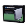 Kućište za externi 5,25" DVD MANHATTAN, Slim IDE, USB+FireWire, 702928