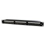 PATCH PANEL 24 PORTA cat.5e, shielded, NPP-C524-002, designed for 19" standard, 483x111x45 mm