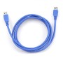 USB 3.0 kabal, 1,8m, A-A ext cable, GEMBIRD CCP-USB3-AMAF-6