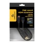 HDMI extension kabl, GEMBIRD, CC-HDMI4X-0.5M, M-F, v.2.0, 0,5m, support Ethernet, 3D