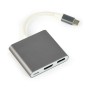 USB adapter Type-C to Type-C, USB3.0, HDMI, GEMBIRD,Space Grey, A-CM-HDMIF-02-SG