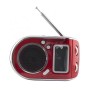 Digitalni radio + alarm + sat ESPERANZA PARROT RED, LCD Display, na baterije, ERB101R