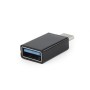 USB 3,0 adapter Type-C CM/AF, BLACK, GEMBIRD A-USB3-CMAF-01