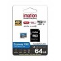 IMATION microSD 64GB UHS-I U3 V30 4K + adapter