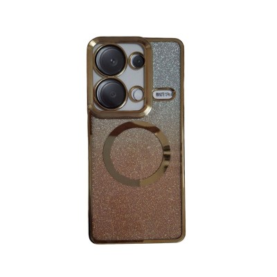 MagSafe glitter maskica Redmi 13 Pro Gold