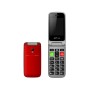 Telefon na tipke Artfone CF241A preklop Red