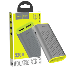 hoco. Punjač prijenosni za mobitele, 5200 mAh, 1.0 A/1.0A - B31C Sharp Powerbank