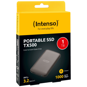 (Intenso) Eksterni SSD, do 1000 MB/s, kapacitet 1TB, USB 3.2 - External SSD TX500 1TB