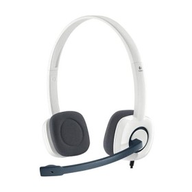 Slušalice sa mikrofonom, Logitech H150 white, in-line controls, noise-cancelling microphone, 981-000350