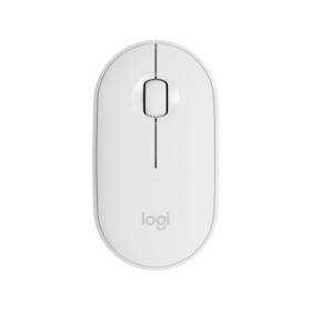 Logitech Miš M350 Pebble Silent Wireless White