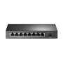 SWITCH TP-Link TL-SG1008P 8-Port Gigabit Desktop Switch with 4-Port PoE+, 64W PoE Power supply, Supports PoE power up to 30 W fo