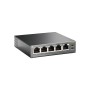 TP-Link TL-SG1005P 5-Port Gigabit Unmanaged Switch with 4-Port PoE+, 802.3af/at PoE+, 65W PoE Power supply, 802.1p/DSCP QoS for 