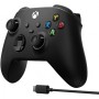 Microsoft Xbox Series Controller Black + Cable for Windows USB-C