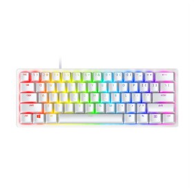 Tastatura Razer Huntsman Mini - Mercury Edition - 60% Optical Gaming Keyboard (Clicky Purple Switch) RZ03-03390300-R3M1