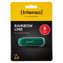 (Intenso) USB Flash drive 8GB Hi-Speed USB 2.0, Rainbow Line, ZELENI - USB2.0-8GB/Rainbow